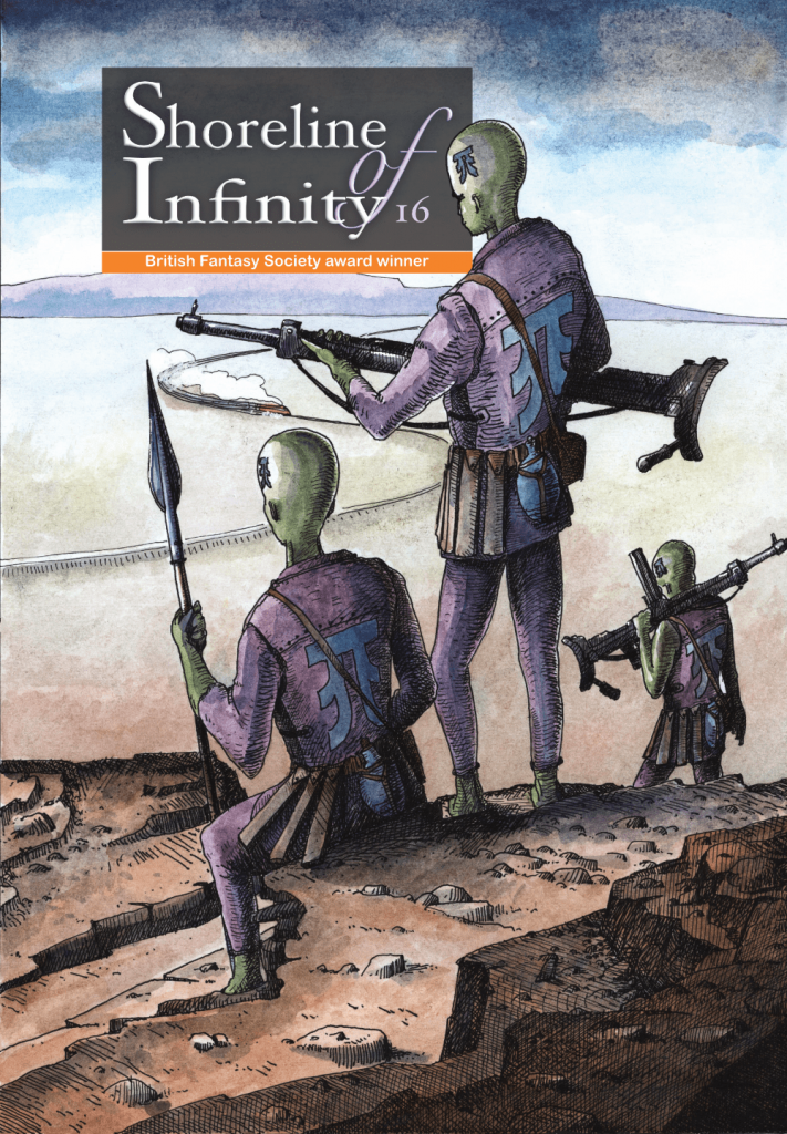 Shoreline of Infinity Issue 16 cover.